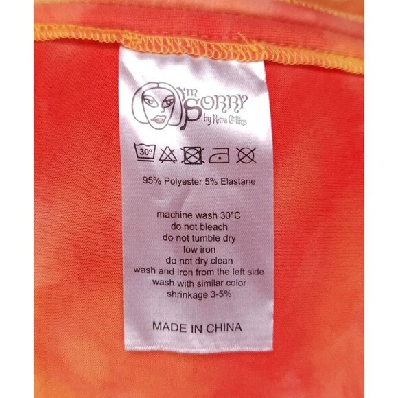 I'm Sorry by Petra Collins Tie-Dye Miniskirt Size S SSENSE Exclusive $165 - Picture 12 of 15